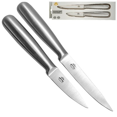 Stenson R30466 - Нож кухонный набор 2 ножа для кухни 20 см (лезвие 8.5см) и 24 см (лезвие 12см)