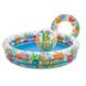 Детский надувной бассейн круглый с мячиком и кругом от 2-х лет, 220 л 59469 фото 3