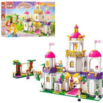 QMan 2610 - Конструктор&nbsp;для девочки BRICK Замок Принцессы, фигурки, 587&nbsp;деталей