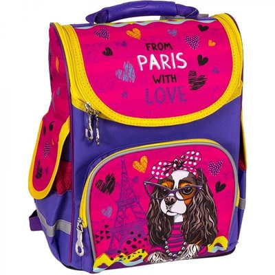 Ранец для начальной школы для девочки - с изображением щенка спаниели 988826