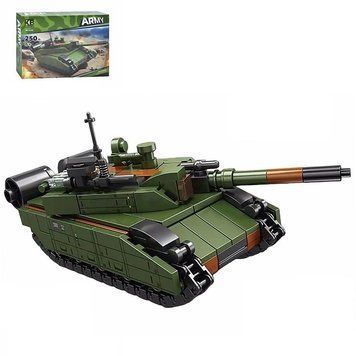 Kids Bricks (KB) KB 2018 В - Леклерк - французский танк Конструктор из 250 деталей - длина 14,5 см