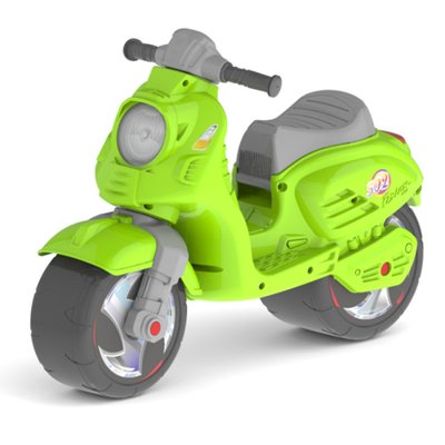 Орион 502 - Мотоцик каталка (мотобайк), Скутер для катания Ориончик (зеленый)