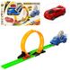 Трек (дитячий автотрек) у формі машини з запуском і трюковими колами (гірками), P870-A P870-A фото 1