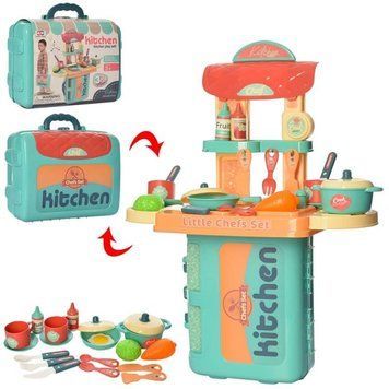 008-976A - Игровой набор кухня в&nbsp;чемодане, с плитой и мойкой