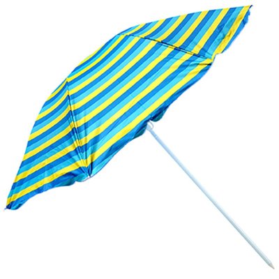 Пляжний зонтик -смужки, 1,8 м в діаметрі, з нахилом, MH-0036 MH-0036