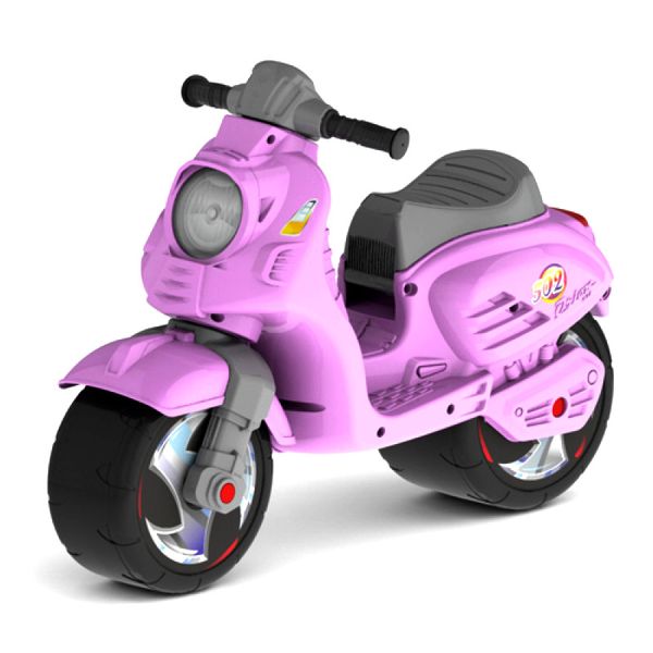 Мотоцикл каталка (мотобайк), Скутер для катания - девочкам 502