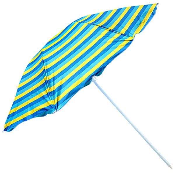 MH-0036 - Пляжний зонтик -смужки, 1,8 м в діаметрі, з нахилом, MH-0036