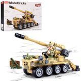 Sluban M38-B0751 - Конструктор Військовий зенітна пересувна установка на 159 деталей