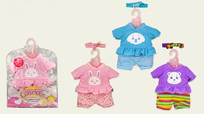 Одежинка для пупса Baby born бебі борн або сестрички 34-42 см, футболка, лосини, шапочка. OBB_2020_26