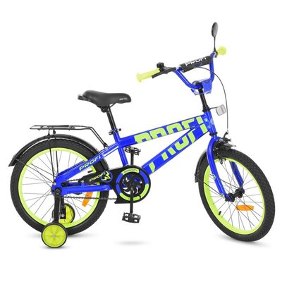 T18172 - Детский двухколесный велосипед PROFI 18 дюймов Flash, синий T18172