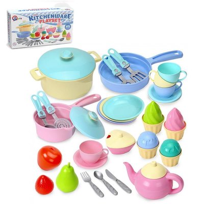 Технок 7723 - Набор детской игрушечной посудки на 49 предметов
