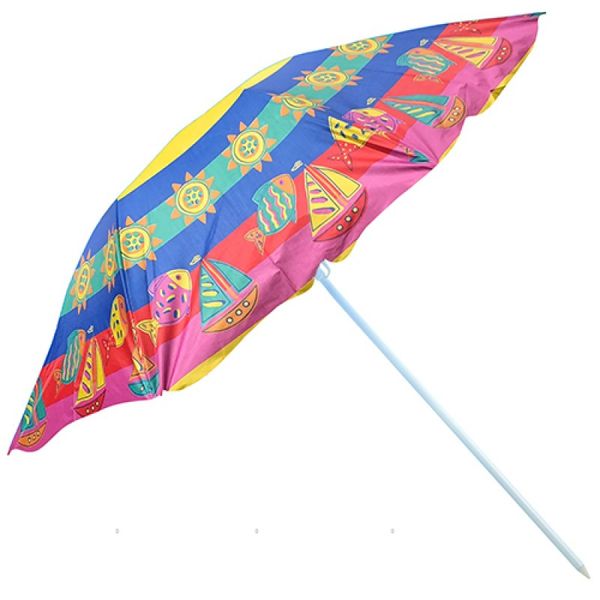Пляжна парасолька — морські мотиви, 2,4 м у діаметрі, MH-0041 977443127 фото