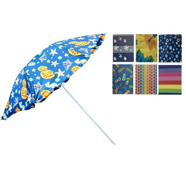 Пляжна парасолька — морські мотиви, 2,4 м у діаметрі, MH-0041 977443127 фото товару