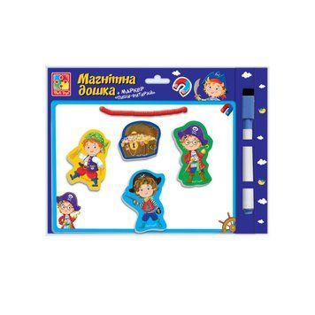 Vladi Toys 3601 - Магнітна дошка Пиши &mdash; Витирай, для магнітів, можна писати маркером і витирати, 3601