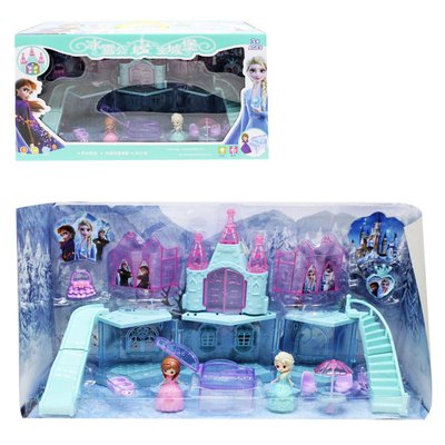 2820 - Замок Фроузен Frozen (Холодное сердце) со звуковыми и световыми эффектами, фигурки Анна и Эльза