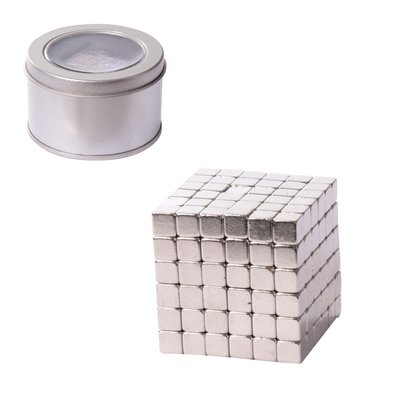 Неокуб тетракуб 216 кульок — кубиків 5 мм Neocube в залізному боксі 1354656880 фото товару