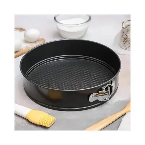 Stenson MH-0764 - Форма для бисквита - разъемная круглая форма для торта диаметром 22 см, металлическая антипригарная