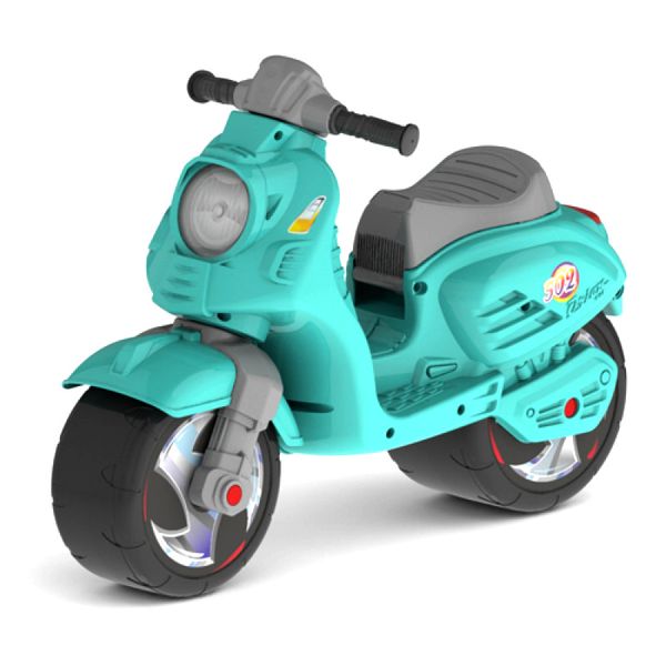Мотоцикл каталка (мотобайк), Скутер для катання Оріончик (бірюзовий), 502 614906639 фото товару