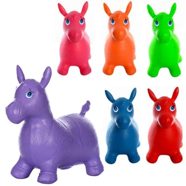 Стрибок для дітей від 1 року - конячка6 кольорів, на вибір MS 0737