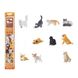 Детский игровой набор мини фигурки домашние животные - котики и собачки 10 штук E095-7 фото 1