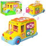 Limo Toy 796 - Музыкальная развивающая игрушка машинка для малышей - школьный Автобус, едет, музыка, свет