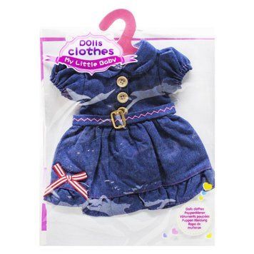 OBB_2020_7 - Одежка для пупса Baby born&nbsp;беби борн или сестрички 34-42 см, джинсовое платье