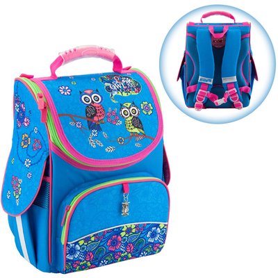 K18-501S-6 - Ранец (рюкзак) - каркасный школьный для девочки - Совы, 501 Pretty owls K18-501S-6 Kite