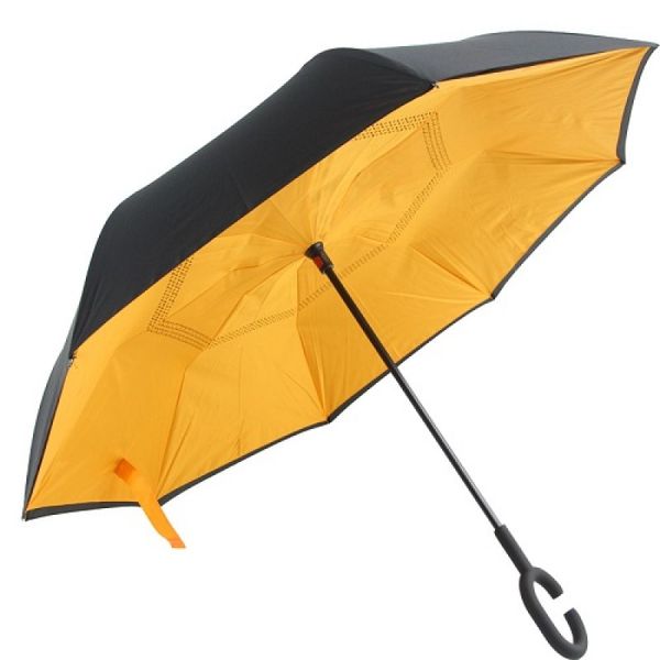Зонт обратного сложения, диаметр 110 см, желтый, MH-2713-7 1025853688 фото товара