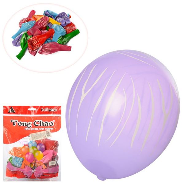 Набір надувних кульок (50 шт.), мікс кольорів, 12 см, MK 2579 978659342 фото