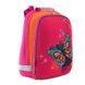 Ранец (рюкзак) — каркасний шкільний для дівчинки рожевий — Метелики, H-12, розмір 38*29*15, 554579 554579 фото 2
