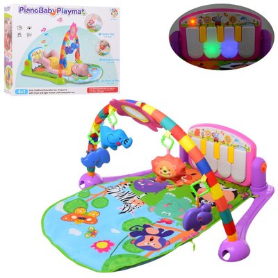Розвивальний килимок для немовляти з музичним ігровим центром — піаніно, дуга, підвіски, PA418 (PA164) PA418 (PA164)