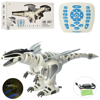30368, 8008 - Игрушка робот динозавр - дракон большой на радиоуправлении, ходит, световые и звуковые эффекты