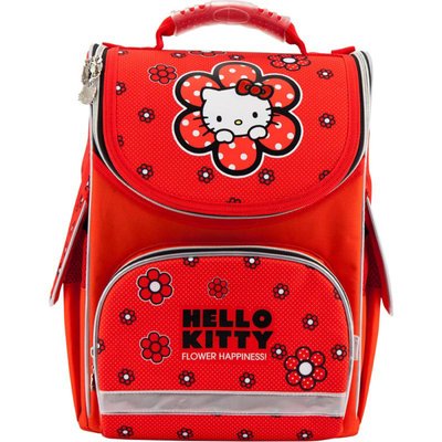 Ранець (рюкзак) — каркасний шкільний для дівчинки — Хелоу Кітті, 501 Hello Kitty HK18-501S-2 Kite HK18-501S-2