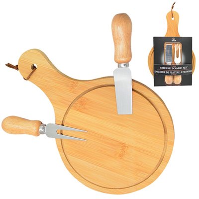 TL00151 - Обробна дошка і набір ножів для сиру.