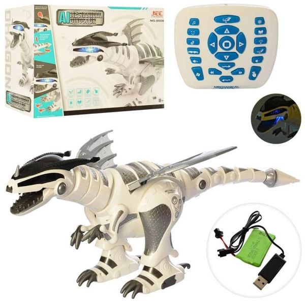 30368, 8008 - Іграшка робот динозавр — дракон великий на радіокеруванні, ходить, світлові та звукові ефекти