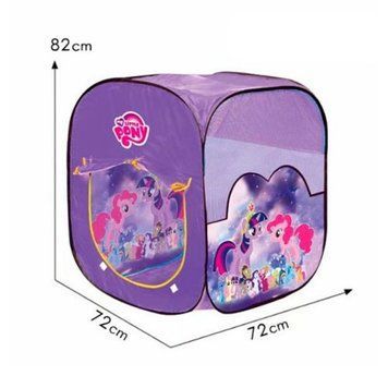 M 5774 - Палатка детская игровая куб по мотивам мультфильма Литл Пони&nbsp;My little pony, размер 72-72-82 см, M 5774