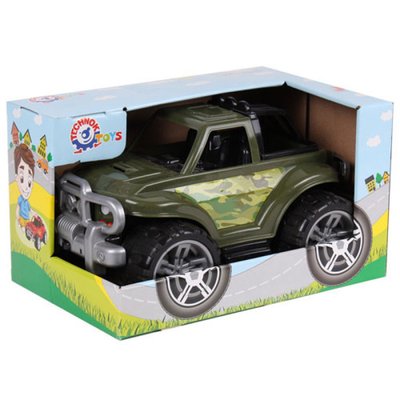 Іграшка Машина позашляховик Військовий камуфляж джип, 36х23,5х20,5 см 5019