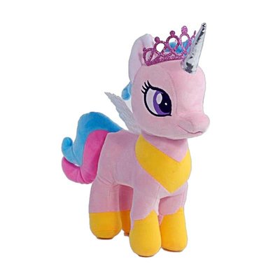 Копиця 00084-87 BL - М'яка іграшка конячка Поні одноріг Принцеса Рожева 33 см (my litle pony)