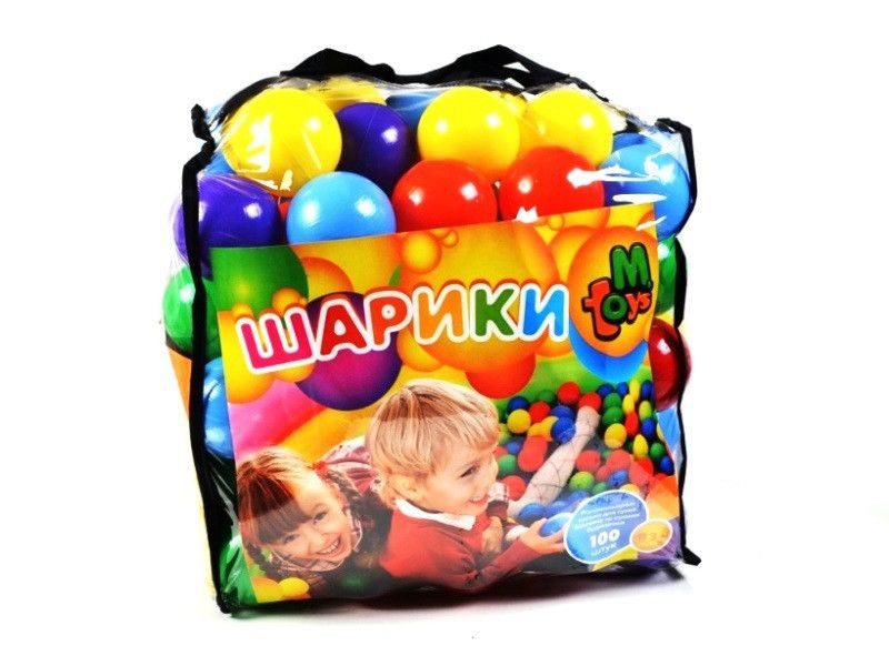 Шарики ( Кульки) игровые для палаток, сухих бассейнов 80 мм 100 штук, 12024 652095674 фото товара