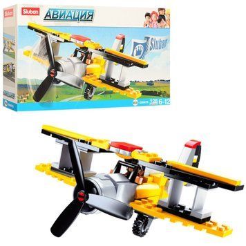Sluban M38-B0667B - Конструктор Самолет на 120 деталей из серии Город Авиация