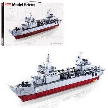Sluban M38-B0701 - Конструктор модель&nbsp;в масштабе 1:450 Военный корабль 497 деталей