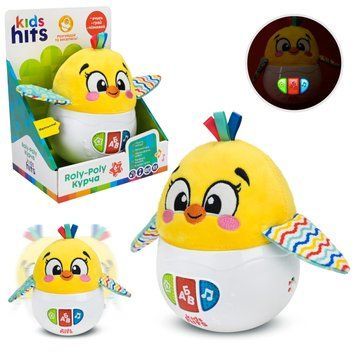 Kids hits KH64/002 (001) - Розвиваюча іграшка Неваляшка для малюків від 6 місяців, музична, пісні, розвиток