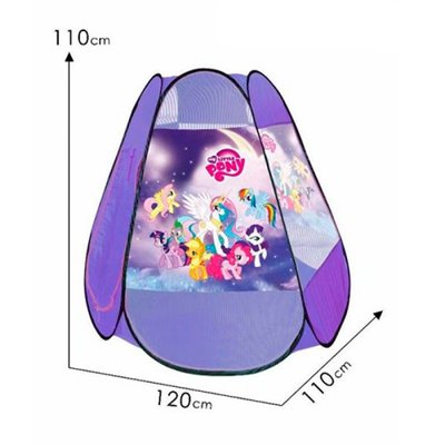 M 5775 - Палатка детская игровая куб по мотивам мультфильма Литл Пони My little pony, размер 110-120-110 см, M 5775
