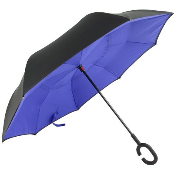 Зонт обратного сложения, диаметр 110 см, синий, MH-2713-5 MH-2713-5