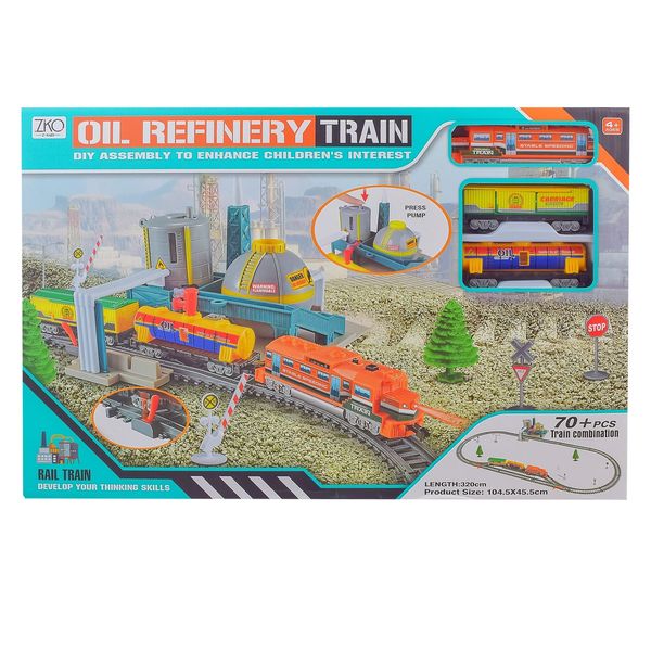 8591 - Дитяча Залізна дорога - сучасний Вантажний потяг, залізниця, заправна станція