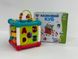 Бизикуб для малышей «Сказочный куб» от 6 месяцев - развивающая игрушка сортер Мультибокс с блютус FT 0004 фото 3