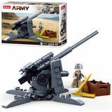 Sluban M38-B0852 - Конструктор Армія військовий Зона битв - гармата і фігурка, 115 деталей