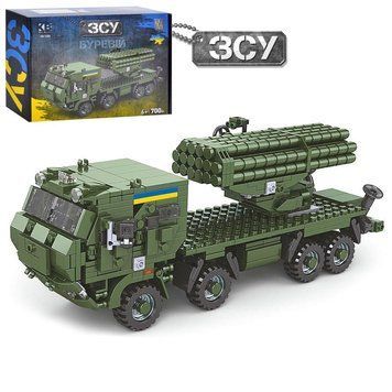 Kids Bricks (KB) KB 1102 - Конструктор - вооружение ЗСУ - Система залпового огня - Буревий