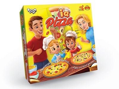 Danko Toys G-IP-01U - Настільна гра приготування піца "IQ Pizza" - кулінарна гра піцейоло для дітей, родини