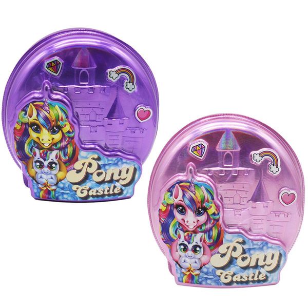 Danko Toys BPS-01-01U - Іграшка сюрприз для дівчинки Замок Поні Єдиноріг, набір для творчості Pony Castle